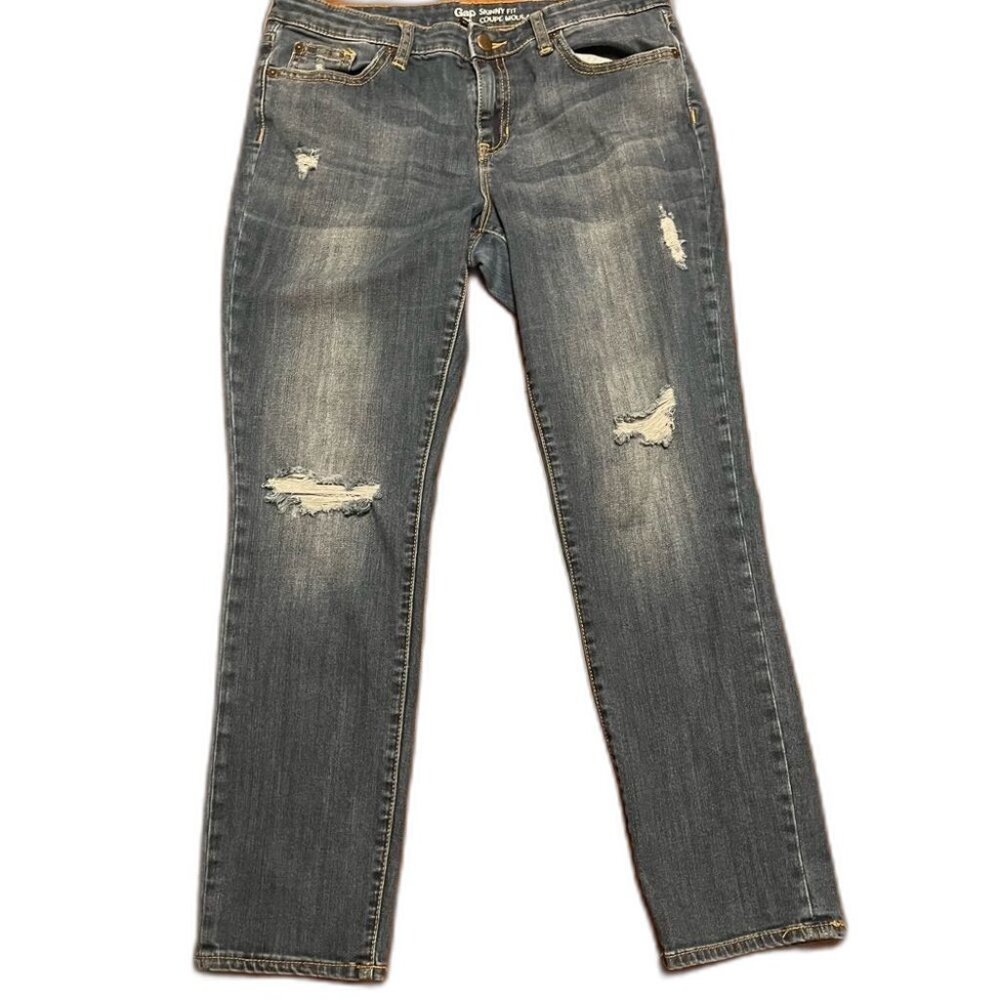 Womens' Size 8 Skinny Fit Distressed Gap Jeans